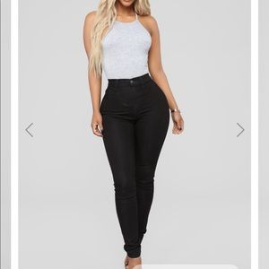Fashion Nova Class High Waist Skinny Jeans